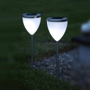 STAR TRADING Set van twee led-solarlampen Jannik