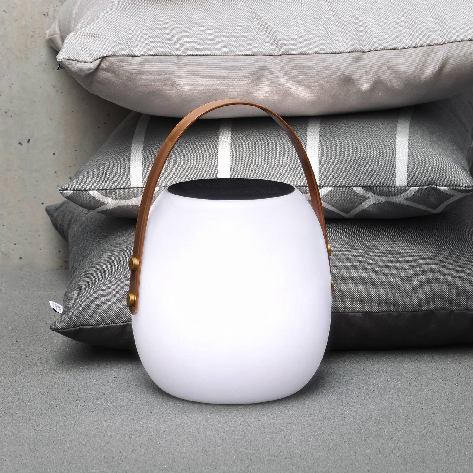 Schöner wohnen bell led akku tafellamp hoogte 34 cm