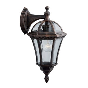 Searchlight Buitenwandlamp Capri, lantaarn neerwaards