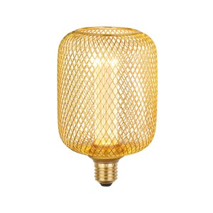 Searchlight LED lamp E27 Mesh 3,5W 1.800K goud