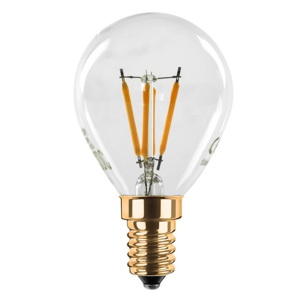 Segula led druppellamp 24v dc e14 3w filament 922