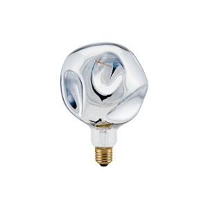 Sigor LED lamp Giant Ball E27 4W 918 dimbaar zilver-metaal.