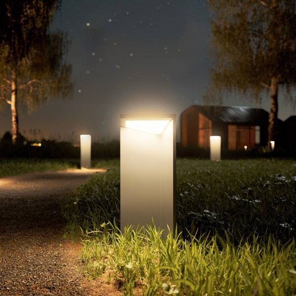 Sigor led lamp op zonne-energie nusolar antraciet