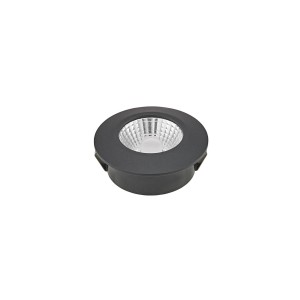 Sigor LED plafondinbouwspot Diled, Ø 6,7 cm, Dime LED, zwart