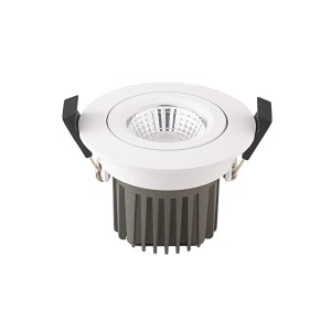 Sigor LED plafondinbouwspot Diled, Ø 8,5 cm, 10 W, 3.000 K, wit