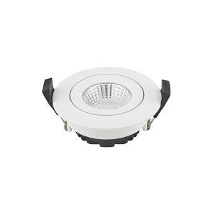 Sigor LED plafondinbouwspot Diled, Ø 8,5 cm, 6 W, 3.000 K, wit