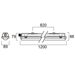 Sylvania Resisto vochtbestendig 1200 IP66 4.000K 20W