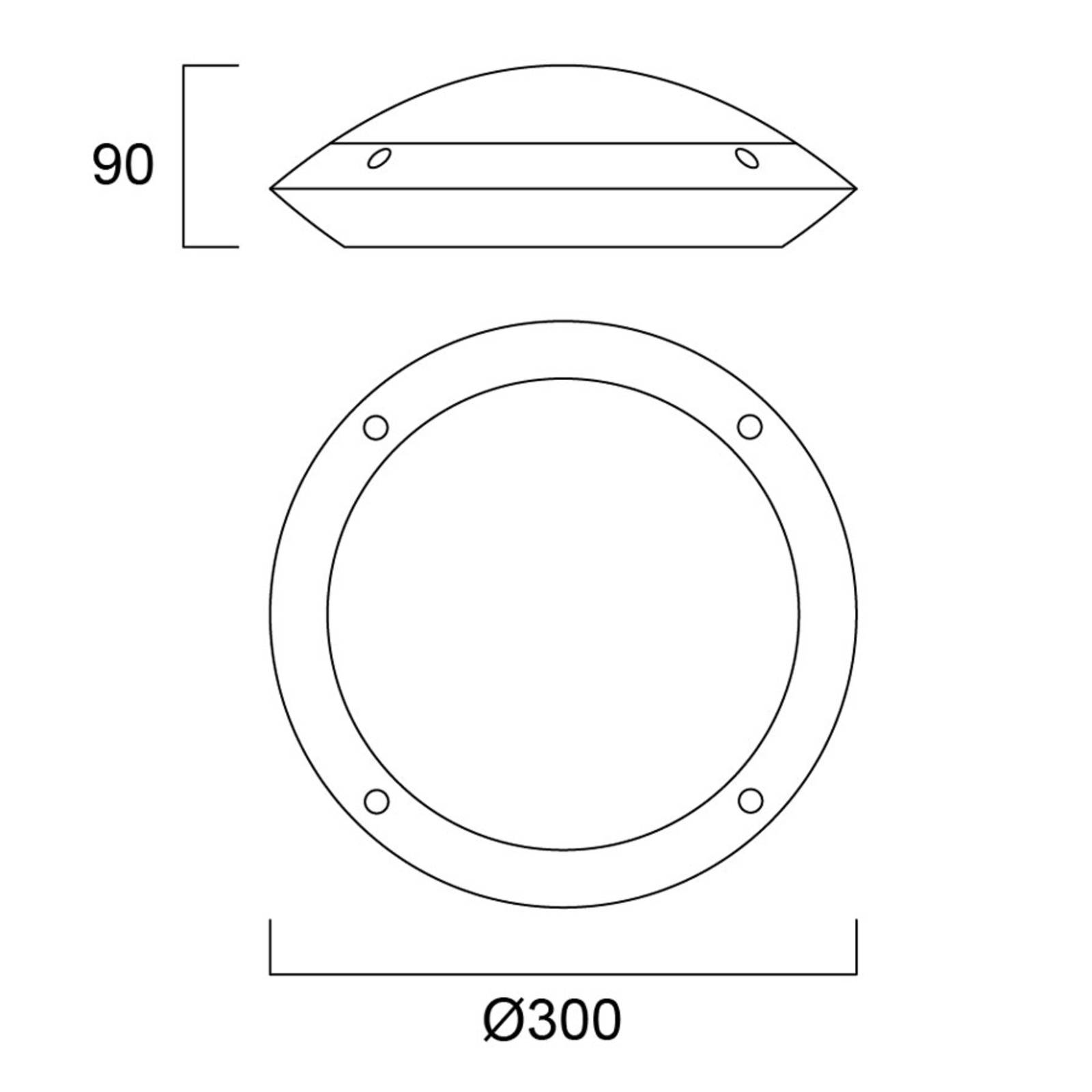 Sylvania start plafondlamp sensordim 4000k zwart