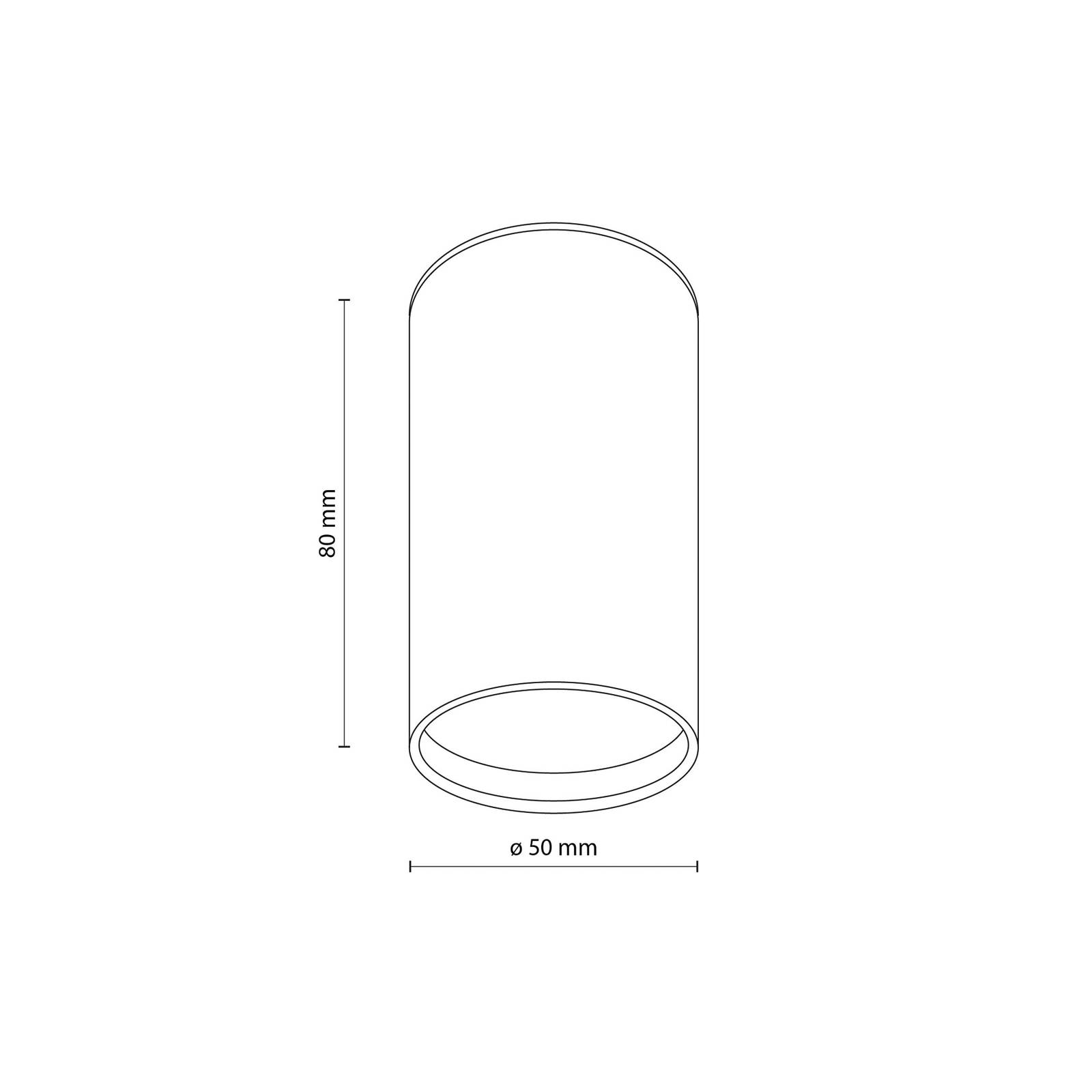 Tk lighting downlight top, 1-lamp, bruin