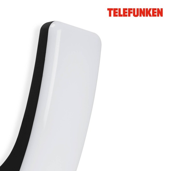 Telefunken led buitenwandlamp gent 1. 800lm 4. 000k zwart 2