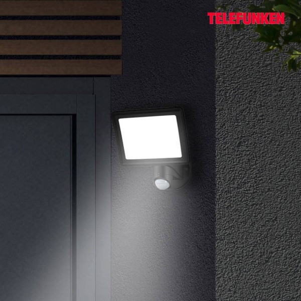 Telefunken led buitenwandlamp lagos met sensor