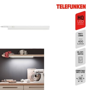 Telefunken LED meubelverlichting Hephaistos, wit, lengte 31 cm