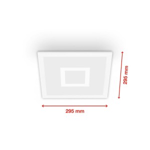 Telefunken LED paneel Centerlight wit Afstandsbediening CCT RGB 30x30cm