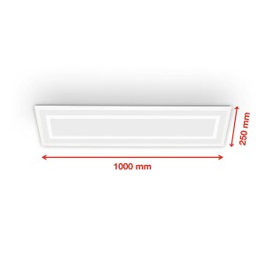 Telefunken LED paneel Framelight afstandsbediening wit CCT RGB 100x25cm