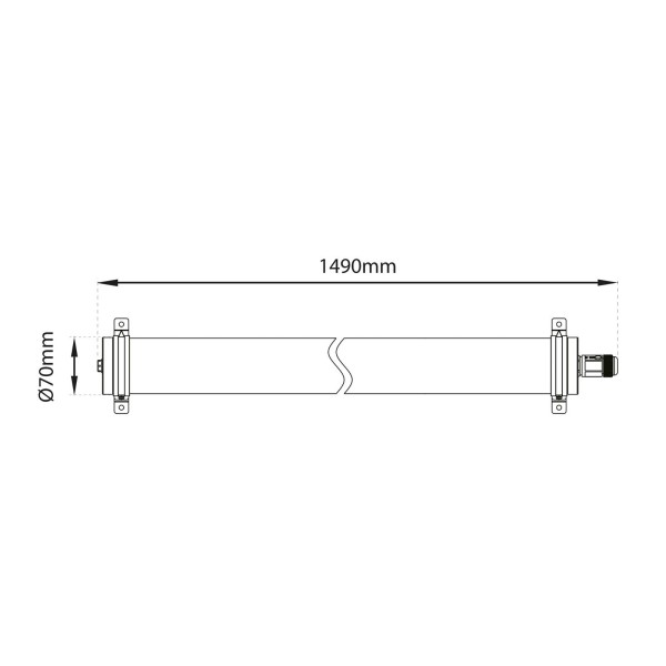 The light group slc lava led plafondlamp van pmma ip69