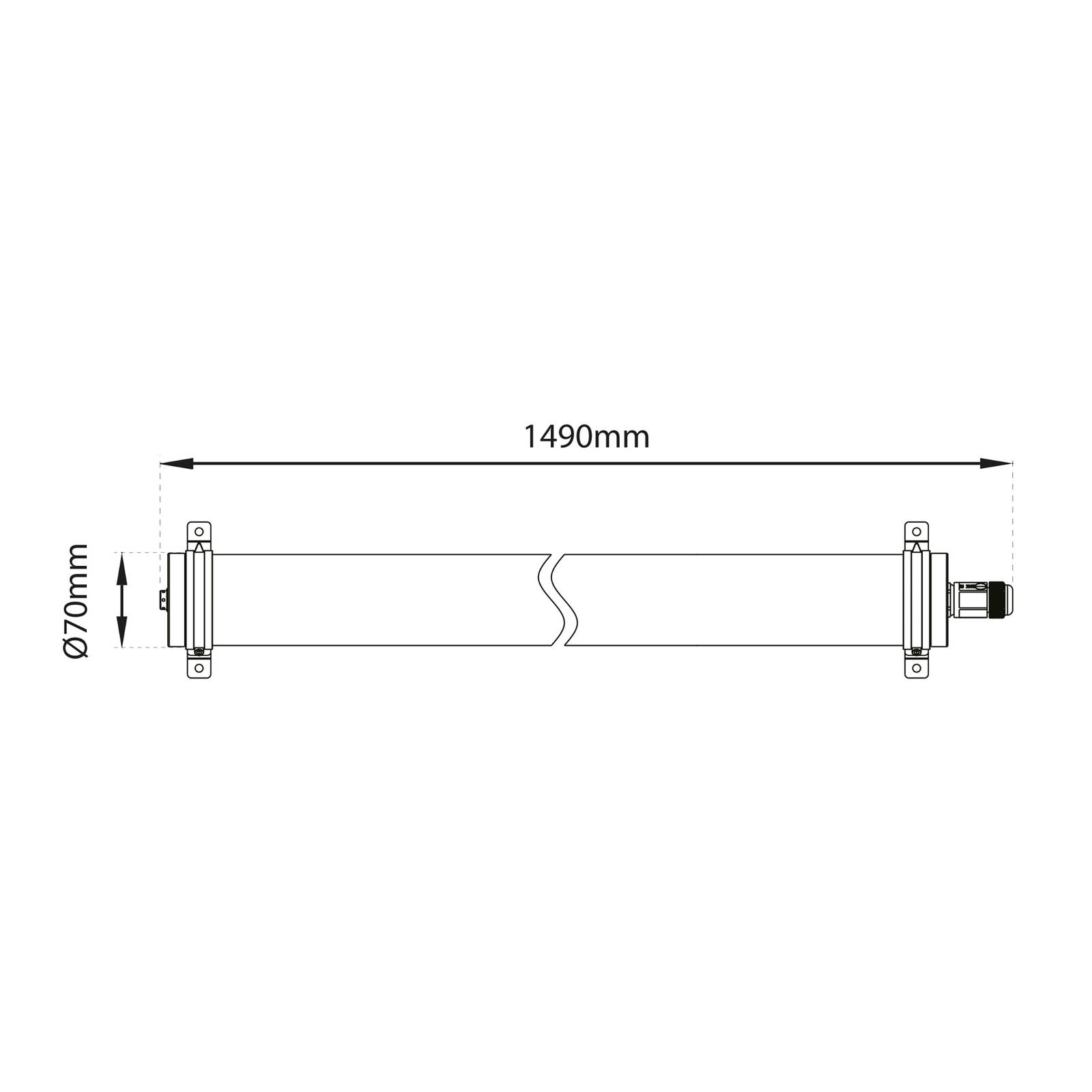 The light group slc lava led plafondlamp van pmma ip69