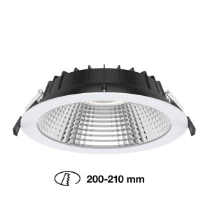 The Light Group SLC Shift LED inbouwspot Ø 22,8cm CCT, wit