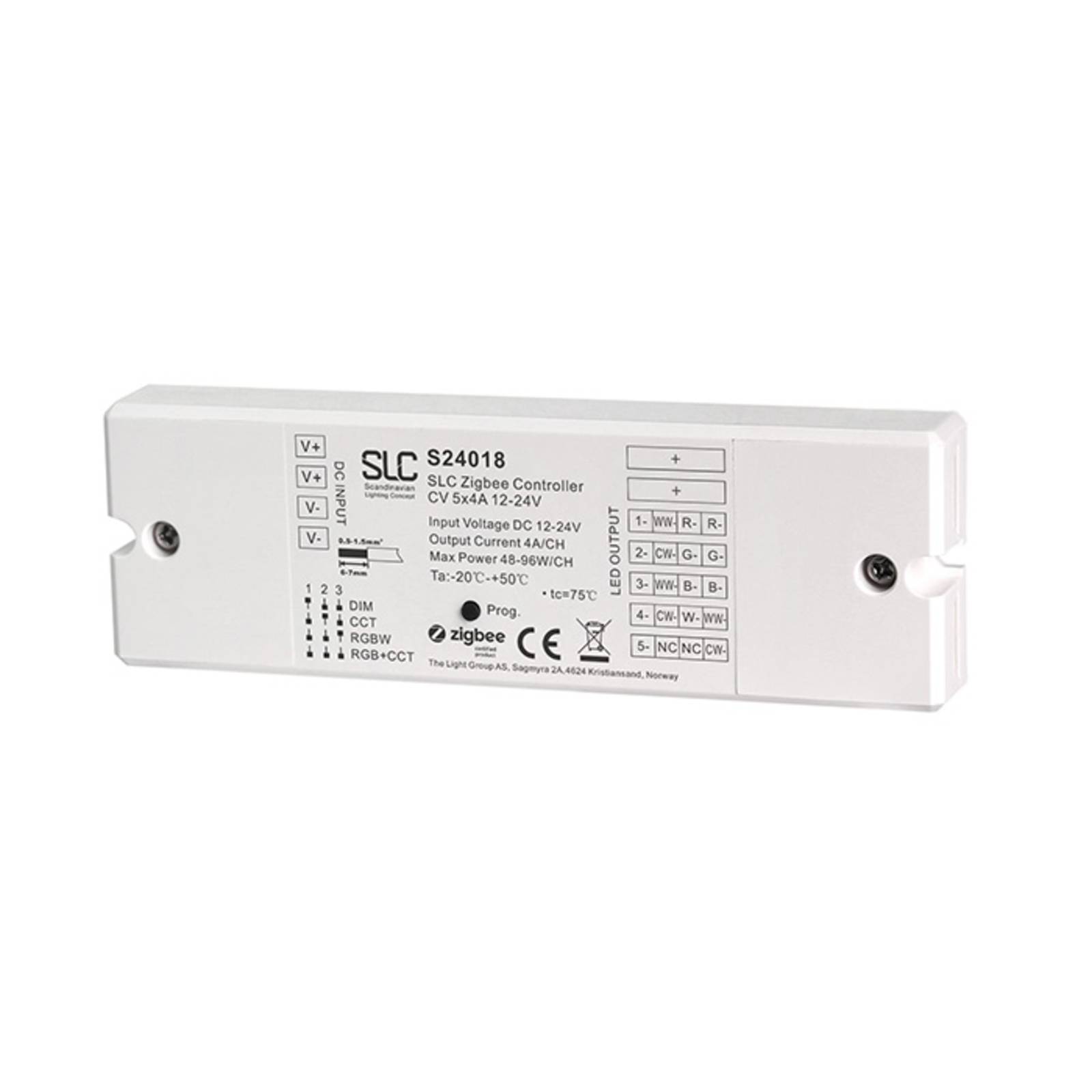 The light group slc smartone zigbee regelaar cv 5x4a 12-24v mono