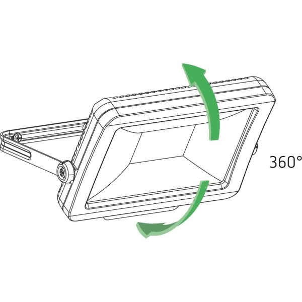 Theben theleda b30l led buitenspot zwart 3