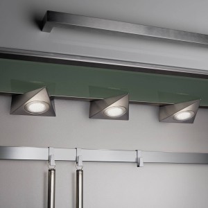 Trio Lighting LED meubelverlichting Ecco 3per set, nikkel mat