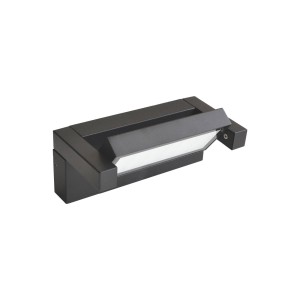 Viokef Buitenwandlamp Gea, donkergrijs