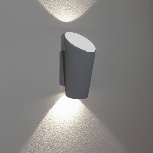 Viokef LED buitenwandlamp Vista, donkergrijs