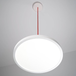 Waldmann LED hanglamp VIVAA 2.0 Ø45cm kabel rood 3.000K