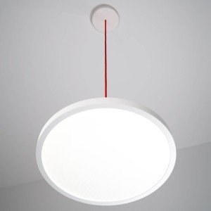 Waldmann LED hanglamp VIVAA 2.0 VTL Ø45cm kabel rood CCT