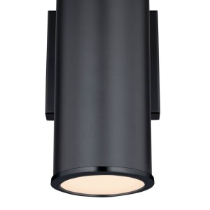 Westinghouse Marius buitenwandlamp, zwart, 2-lamps