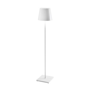 Zafferano Poldina XXL accu-vloerlamp IP54 wit