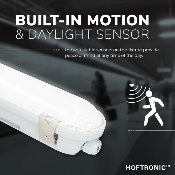 Hoftronic f02 ip66 led armatuur 120 cm sensor 40w 3