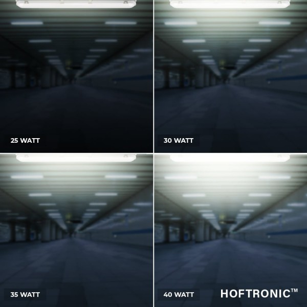 Hoftronic f02 ip66 led armatuur 120 cm sensor 40w 6