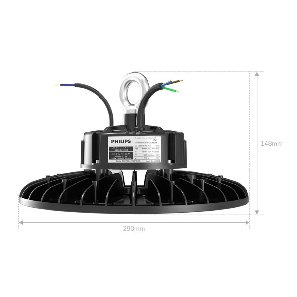 Hoftronic led high bay mercury 150w 24000lm 6500k 6