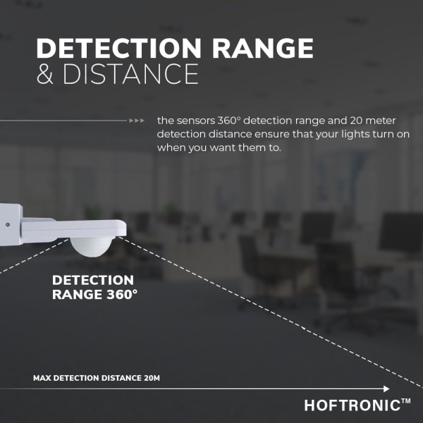 Hoftronic pir bewegingssensor met schemerschakelaa 75