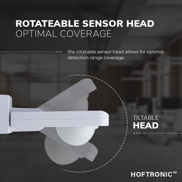 Hoftronic pir bewegingssensor met schemerschakelaa 77