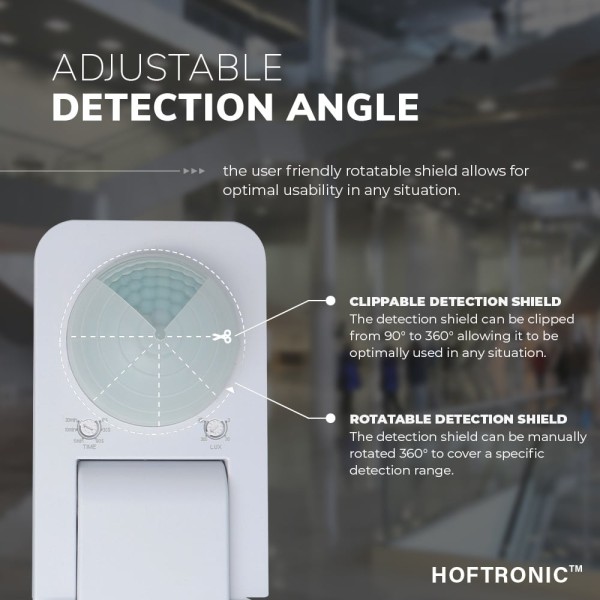 Hoftronic pir bewegingssensor met schemerschakelaa 79
