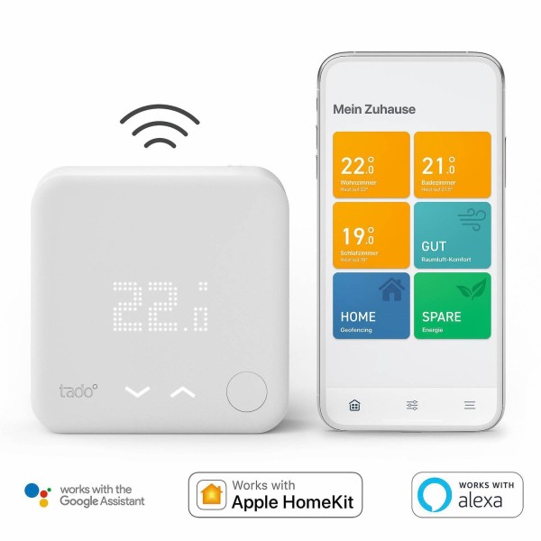 Tado° starterskit slimme thermostaat v3 draadloos pakket 1