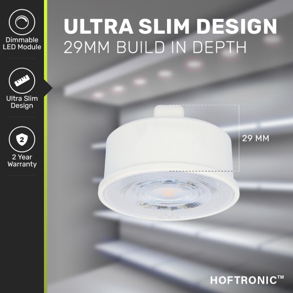 Hoftronic 3x dimbare led module vervangt gu10 lage 9