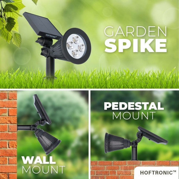 Hoftronic 6x bend led solar prikspot 3000k warm wi 1