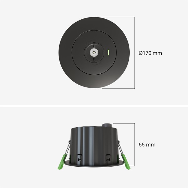 Hoftronic afdekring voor locus led noodverlichting 3