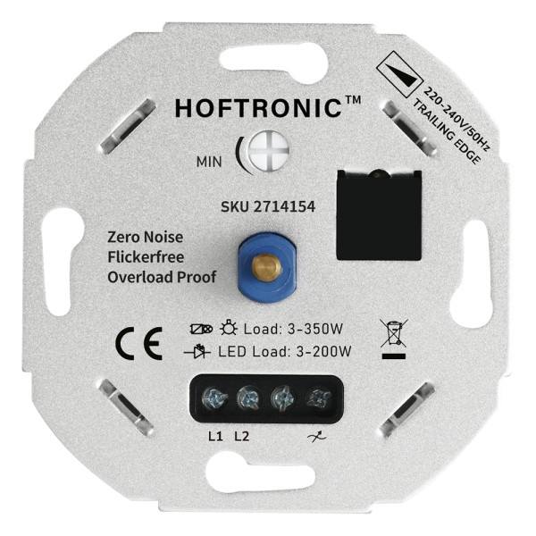 Hoftronic led dimmer 3 200 watt geschikt voor fase 17