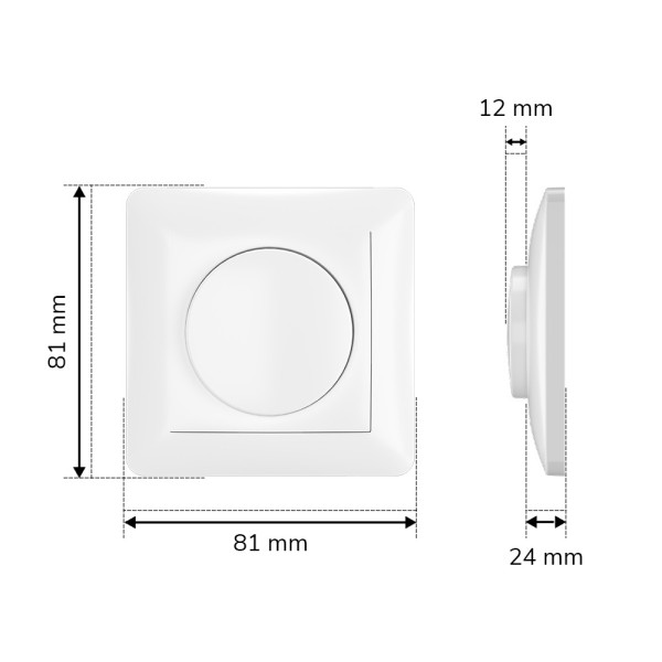 Hoftronic led dimmer 3 200 watt geschikt voor fase 6