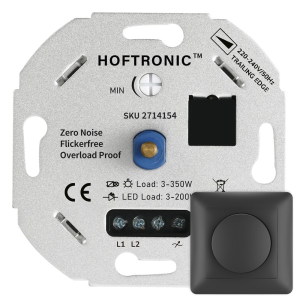 Hoftronic led dimmer 3 200 watt geschikt voor fase 9