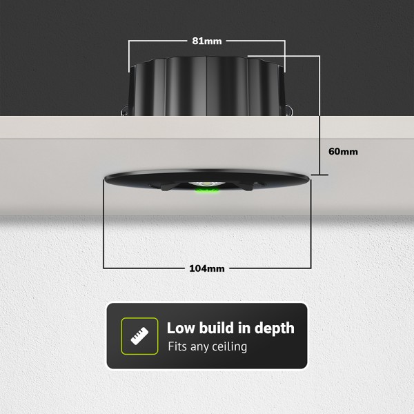 Hoftronic locus led noodverlichting downlight inbo 12