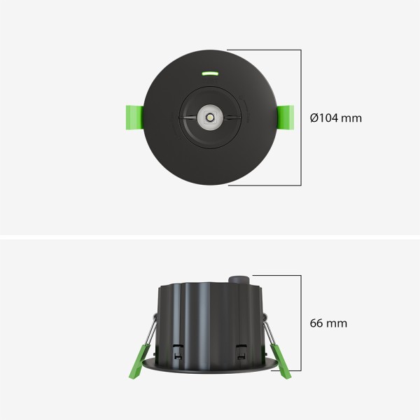 Hoftronic locus led noodverlichting downlight inbo 17