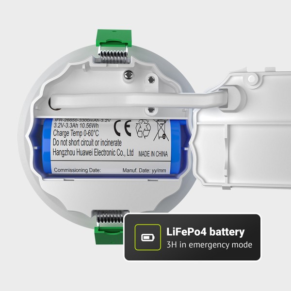 Hoftronic locus led noodverlichting downlight wit 2