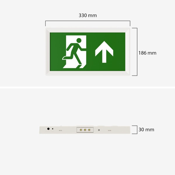 Hoftronic macer led noodverlichting met accu 35 wa 8