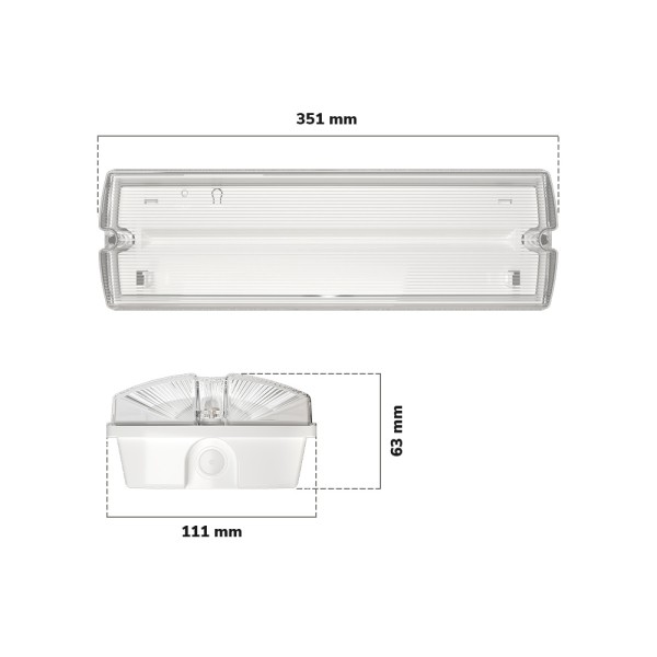 Hoftronic salus led noodverlichting met accu 35 wa 8