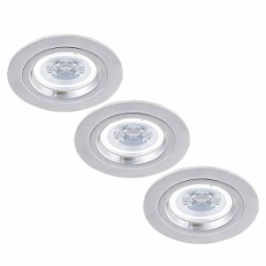 HOFTRONIC Set van 3 stuks dimbare LED inbouwspots Austin 5 Watt spot