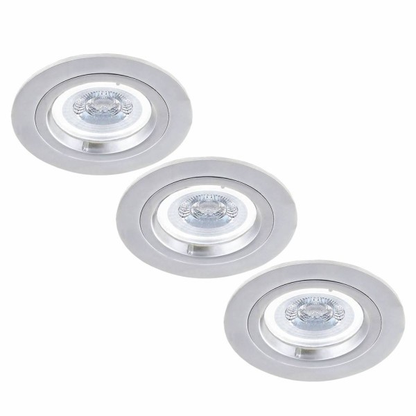 Hoftronic set van 3 stuks dimbare led inbouwspots